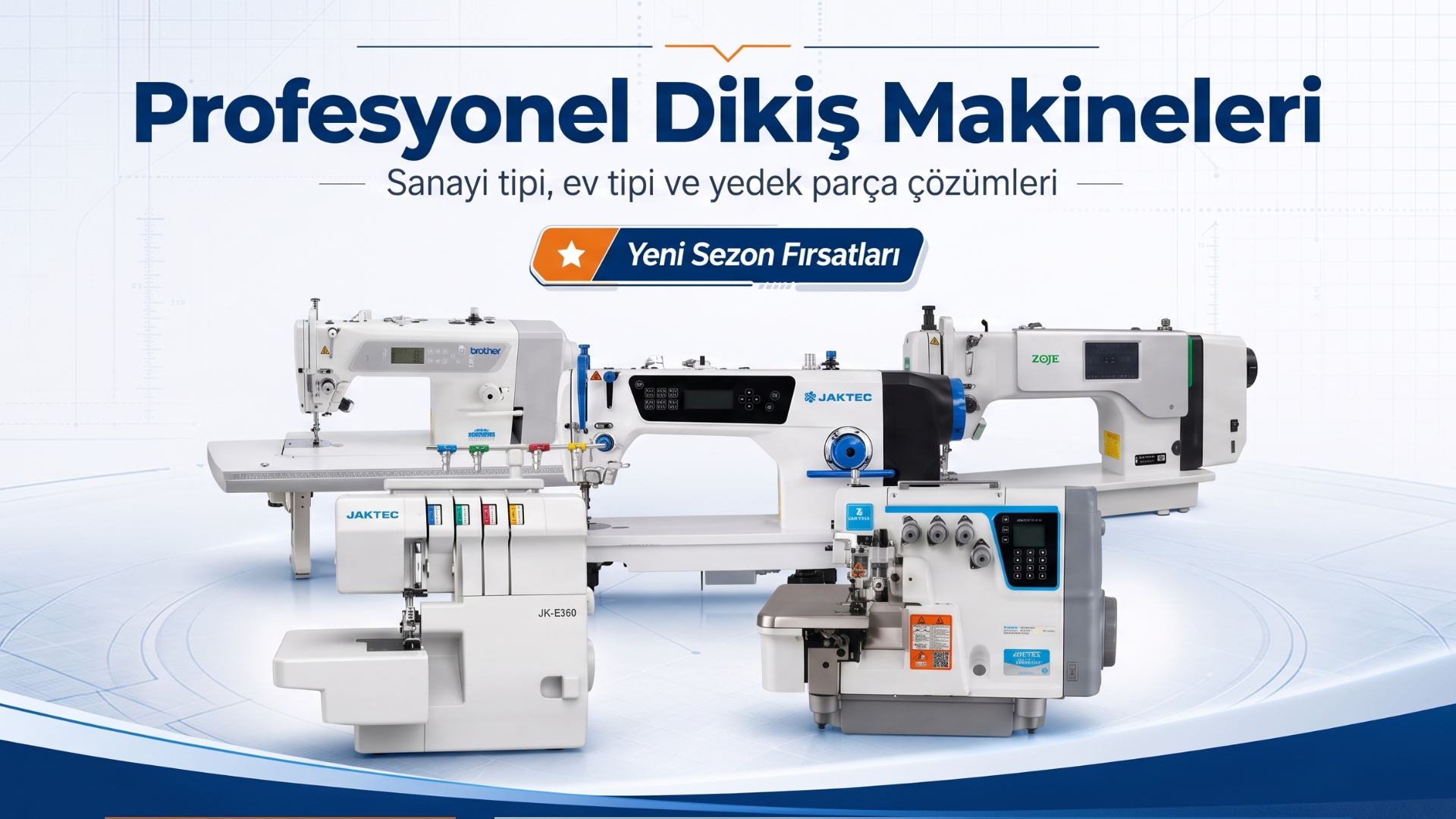 Mekik Masura Yeni Sezon Fırsatları — profesyonel sanayi tipi, ev tipi dikiş makineleri ve yedek parça çözümleri